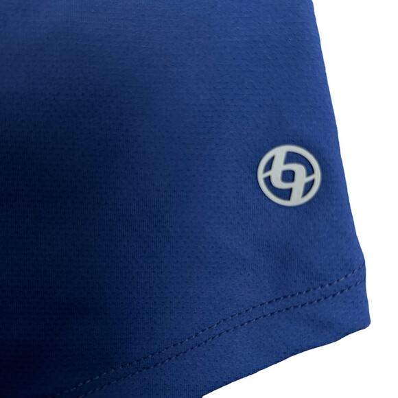 Lija Tennis Tank Womens Size XS Navy Blue Decorative Banding Athleisure Yoga Run - Picture 8 of 9